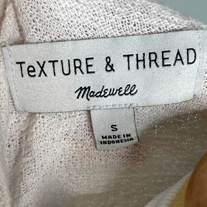 Madewell tie front shirt